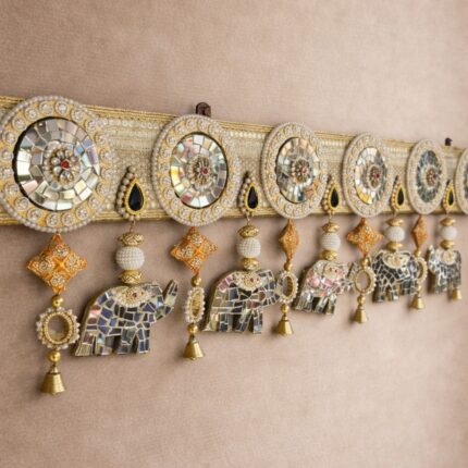 MIRROR ELEPHANT TORAN