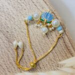 Sky Lotus Bhaiya Bhabhi Rakhi Set - Image 2