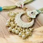 Pearl Crescent Bhaiya Bhabhi Rakhi Set - Image 2