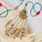 Regal Ghungroo Bhaiya Bhabhi Rakhi Set
