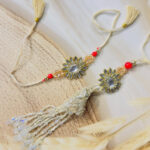 Crystal Bloom Bhaiya Bhabhi Rakhi Set - Image 3