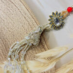 Crystal Bloom Bhaiya Bhabhi Rakhi Set - Image 2
