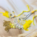 Swan Elegance Bhaiya Bhabhi Rakhi Set - Image 5