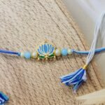 Sky Lotus Bhaiya Bhabhi Rakhi Set - Image 3