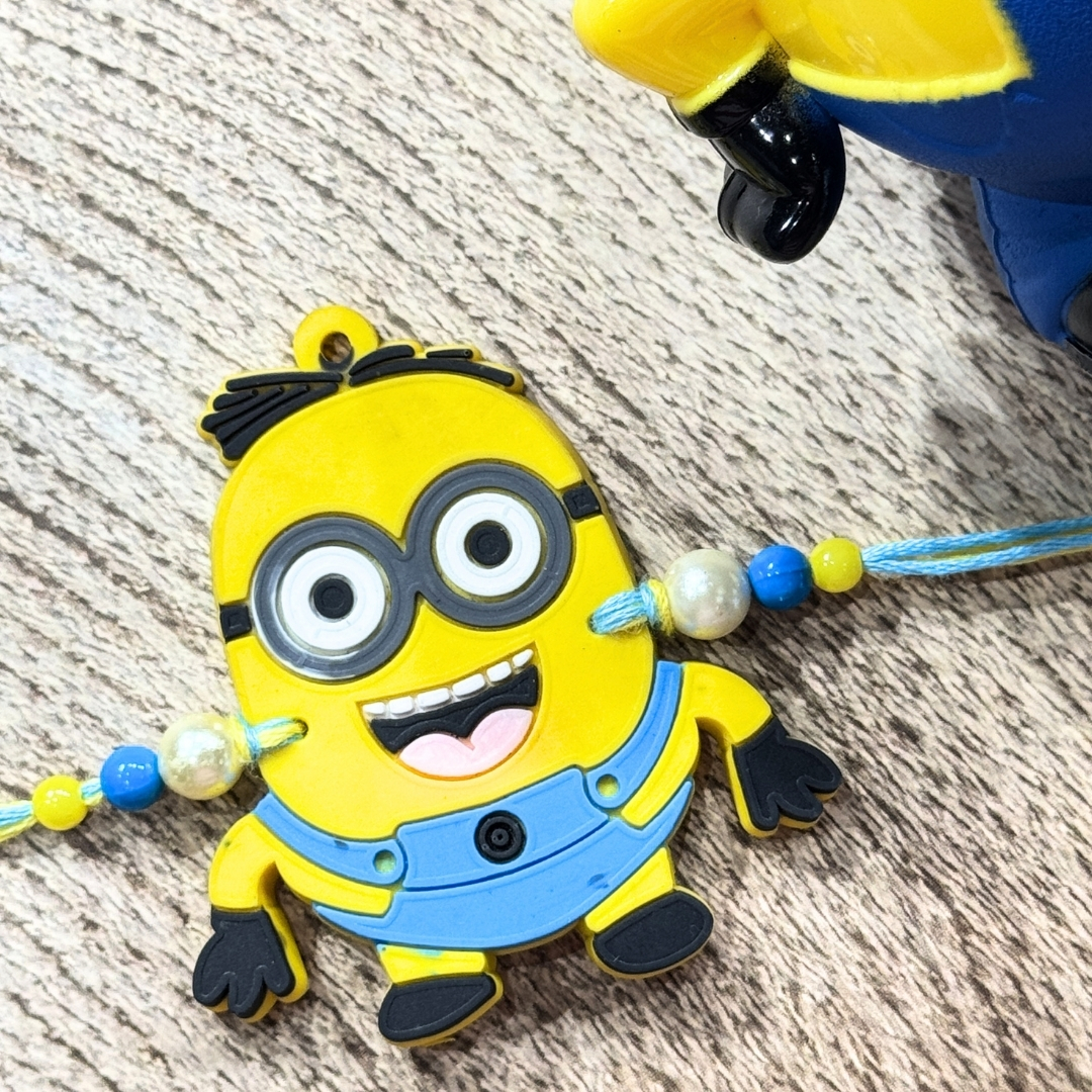 2 Minion Rakhi Hamper - Image 1