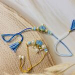Sky Lotus Bhaiya Bhabhi Rakhi Set - Image 4