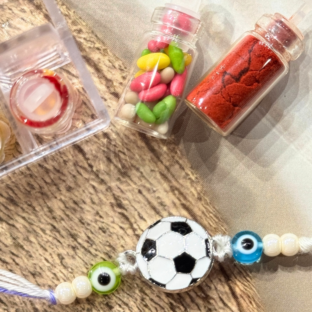 4 Football Rakhi - Image 1