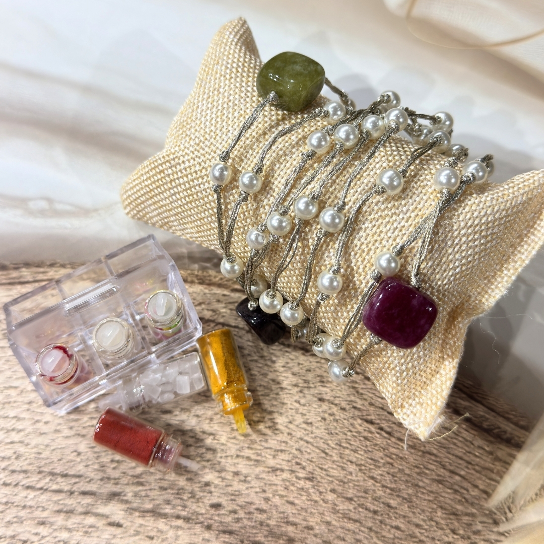 43 Pearl Charm Bracelet - Image 1