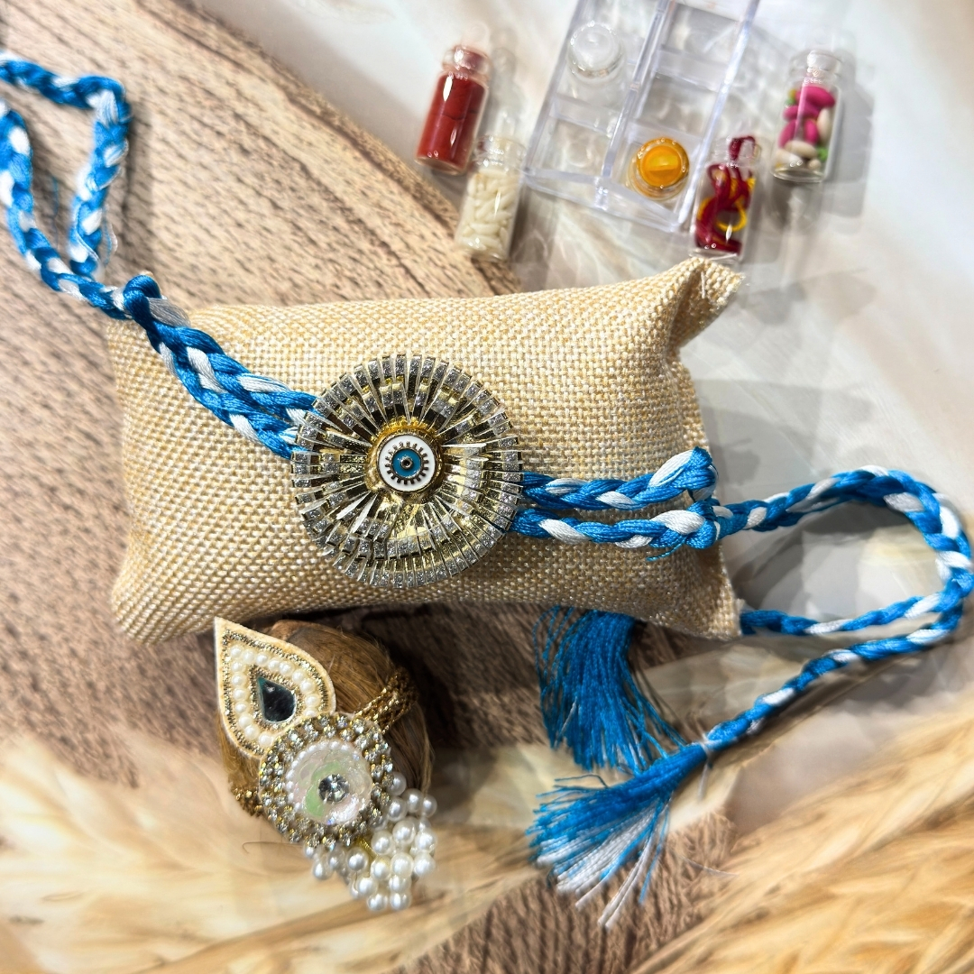 72 Evil Eye Rakhi Hamper Set - Image 1