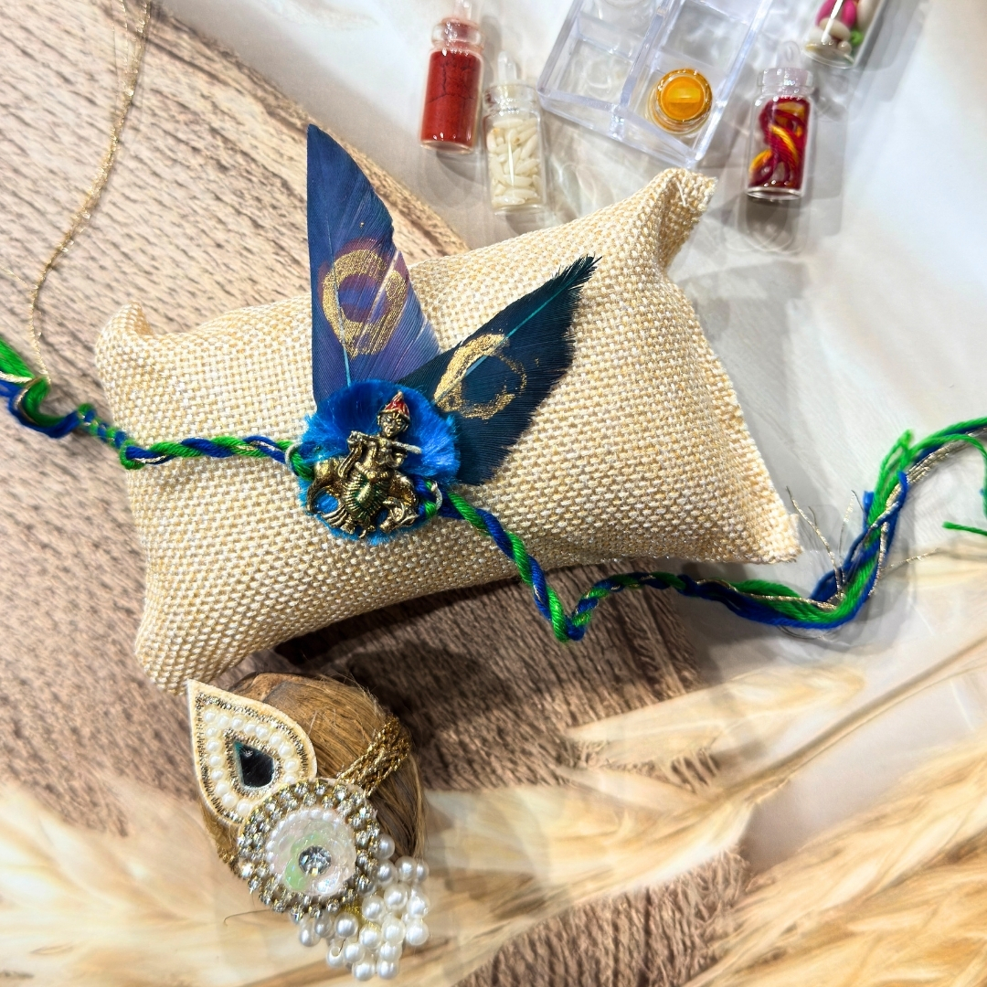 74 Krishna Rakhi Hamper Set - Image 1