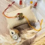 Prosperity Leaf Rakhi Hamper Set
