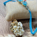 Aqua Bloom Rakhi Hamper Set - Image 3