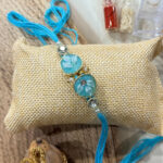 Aqua Bloom Rakhi Hamper Set - Image 2