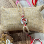 Pearl Lotus Rakhi Hamper Set