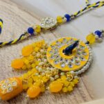 Mayur Kundan Bhaiya Bhabhi Rakhi Set - Image 2